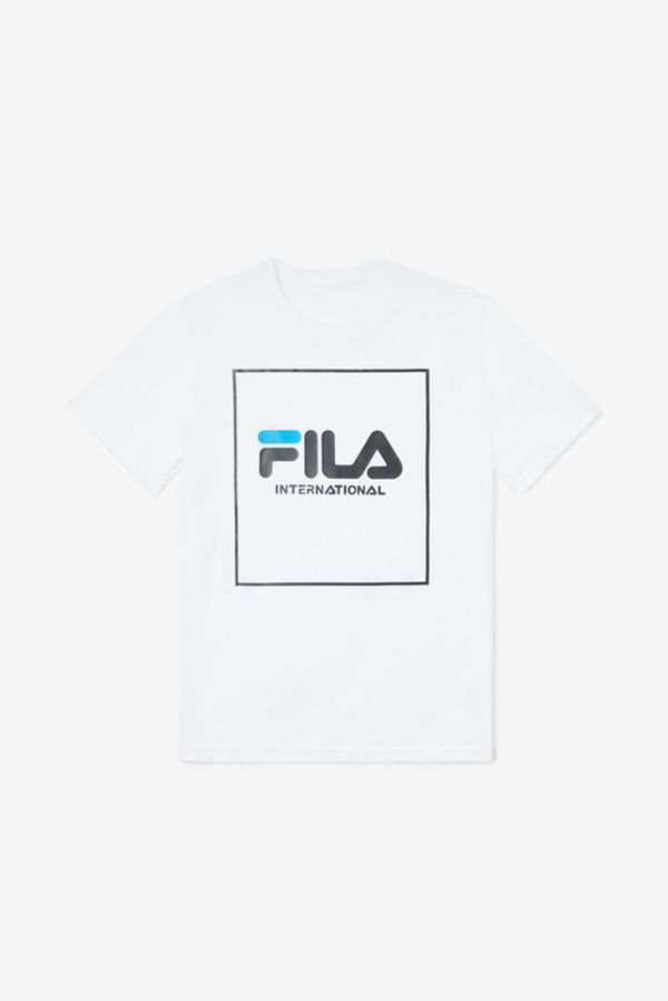 Camisetas Fila Rapaz Branco - Fila Sleeve White Outlet Portugal,AJFE-97126